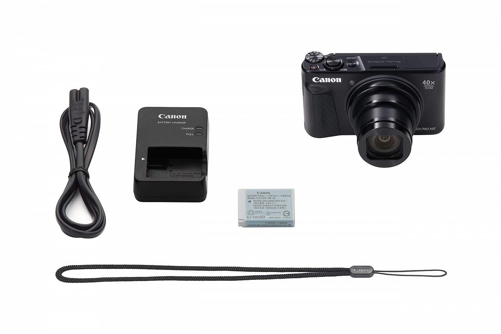 Цифровая камера Canon PowerShot SX740 HS Черный, фото №10