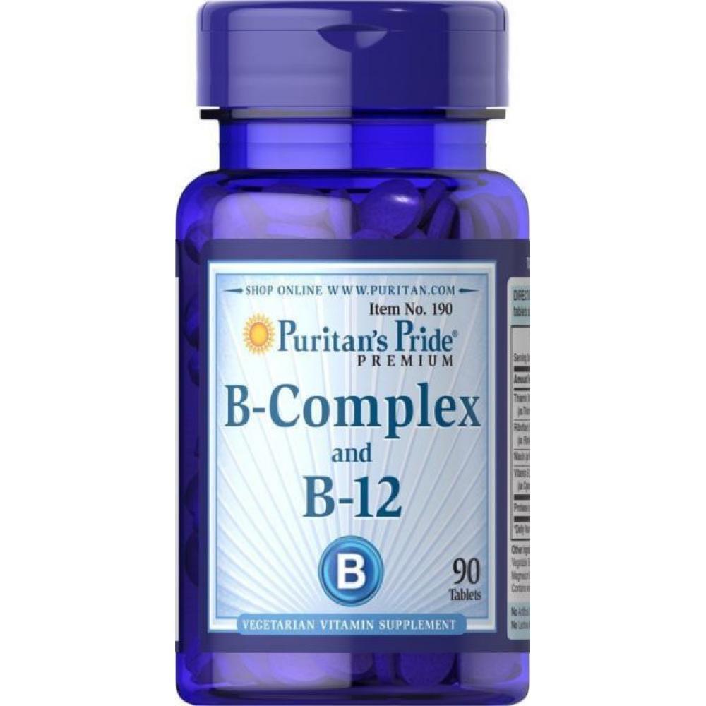B-Complex B-12 90tabs, фото №1