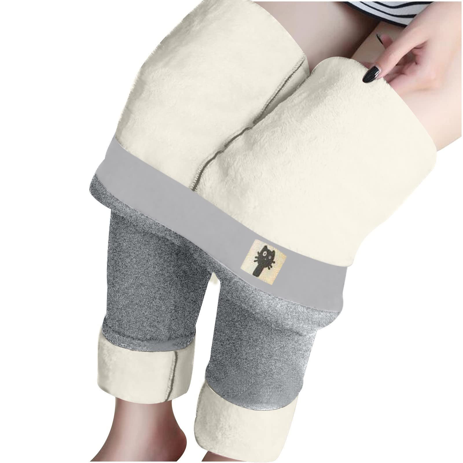 Термо Леггинсы Женские Длинные Термо  Lined Leggings Cuddly  Флисовые  Mud  Зимние Леггинсы Бесшовные Леггинсы, фото №1