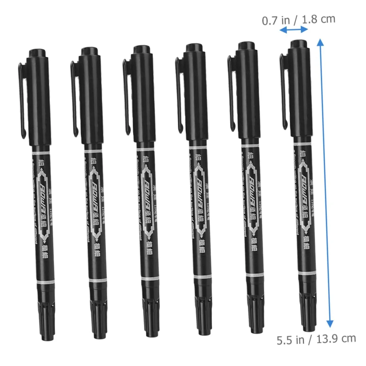 Маркер-Пензлі, з тонким кінчиком, пластик, фото №4