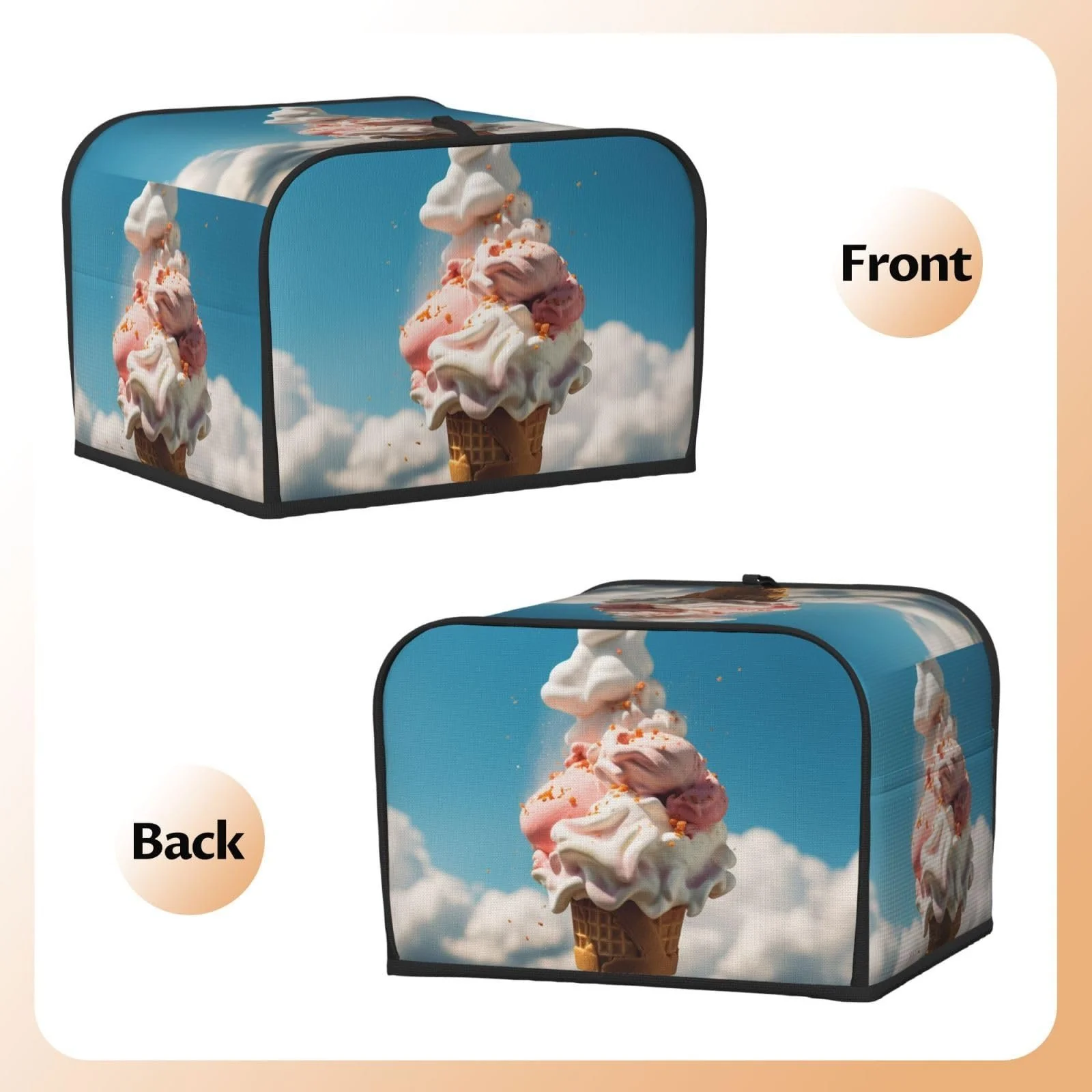 Чехол для тостера на 4 ломтика с двумя карманами Superweiche Ger, фото №6 Чехол для тостера на 4 ломтика с двумя карманами Superweiche Ger, фото №6