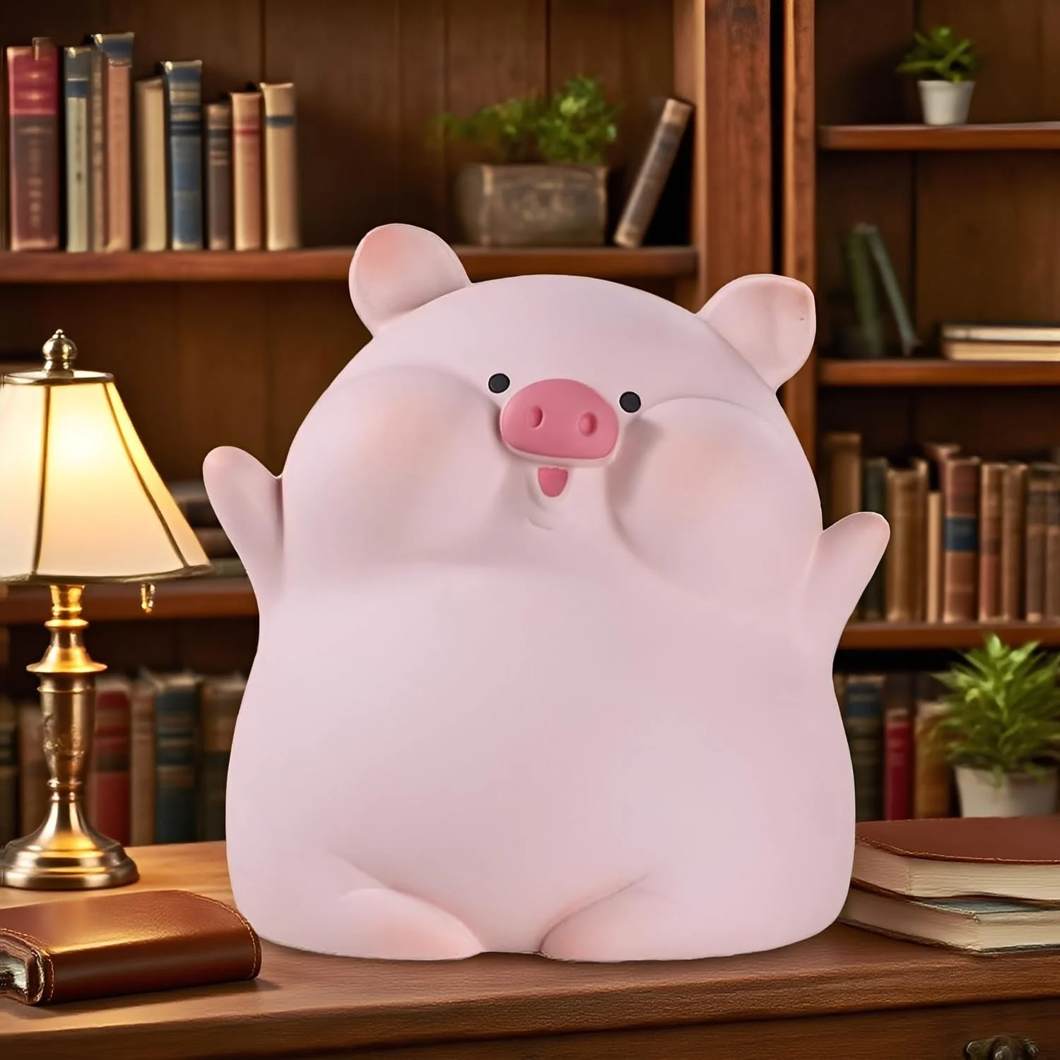 Скарбничка Kawaii пластикова у формі свинки, фото №7