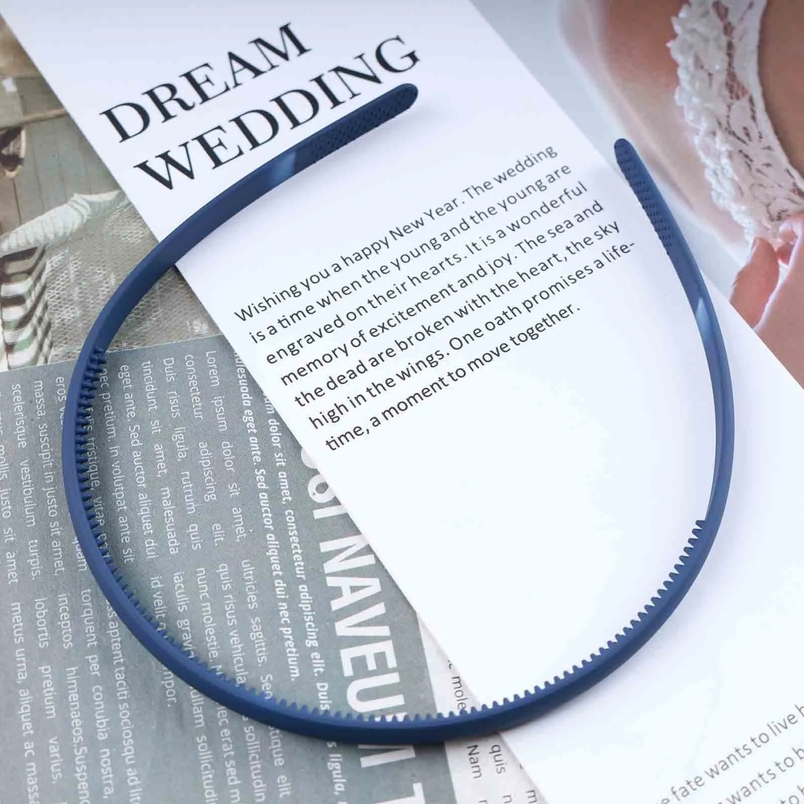 Винтажный обруч для волос, фото №4