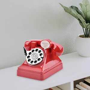 Скарбничка predolo Ретро-телефон Червона synthetic.ua - Фото 1