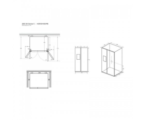 Холодильник із морозильною камерою Haier HSR3918EWPG, фото №8 Холодильник із морозильною камерою Haier HSR3918EWPG, фото №8