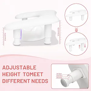 Підставка для рук для манікюру U-подібна Регульована по висоті synthetic.ua - Фото 1