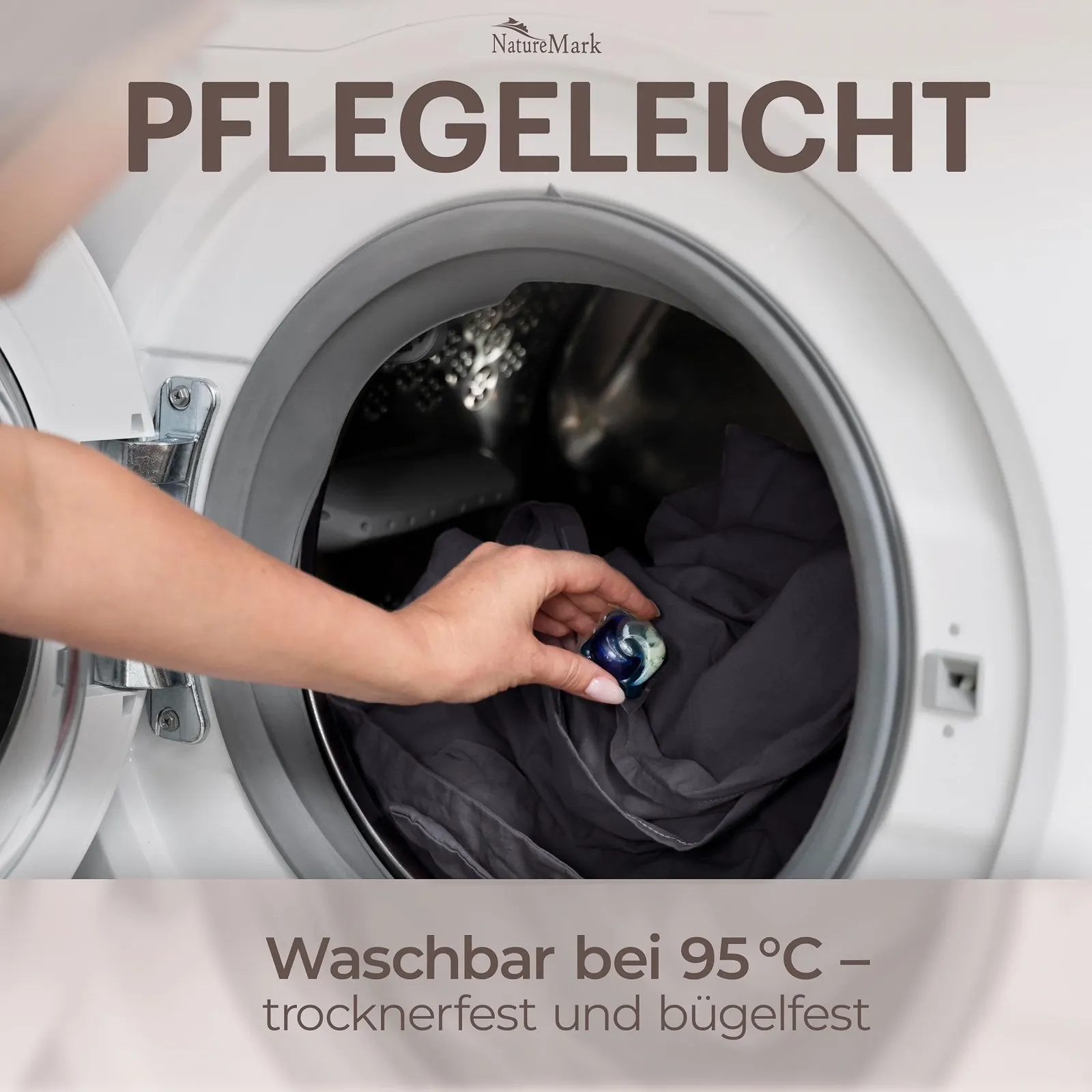 Простирадло GREEN MARK Textilien Classic 150 x 250 см Anthracite, фото №7 Простирадло GREEN MARK Textilien Classic 150 x 250 см Anthracite, фото №7