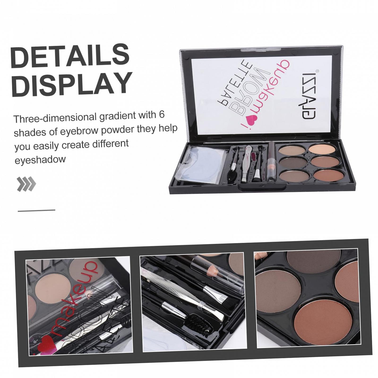 Пудра для брів minkissy Водостійка з інструментами для брів 3 штуки, фото №6 Пудра для брів minkissy Водостійка з інструментами для брів 3 штуки, фото №6