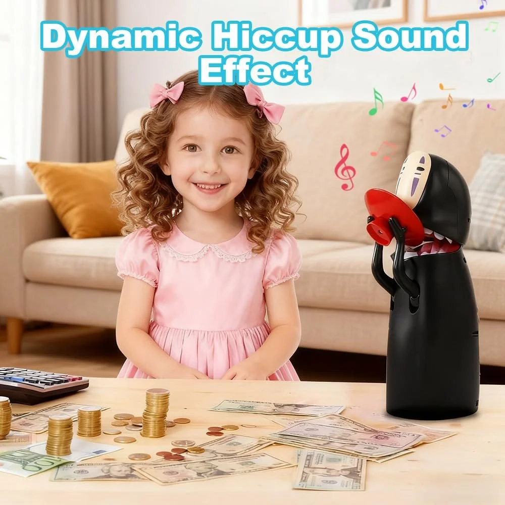 Скарбничка Anime Kawaii Sound Effects Automatic Swallowing Coins, фото №3