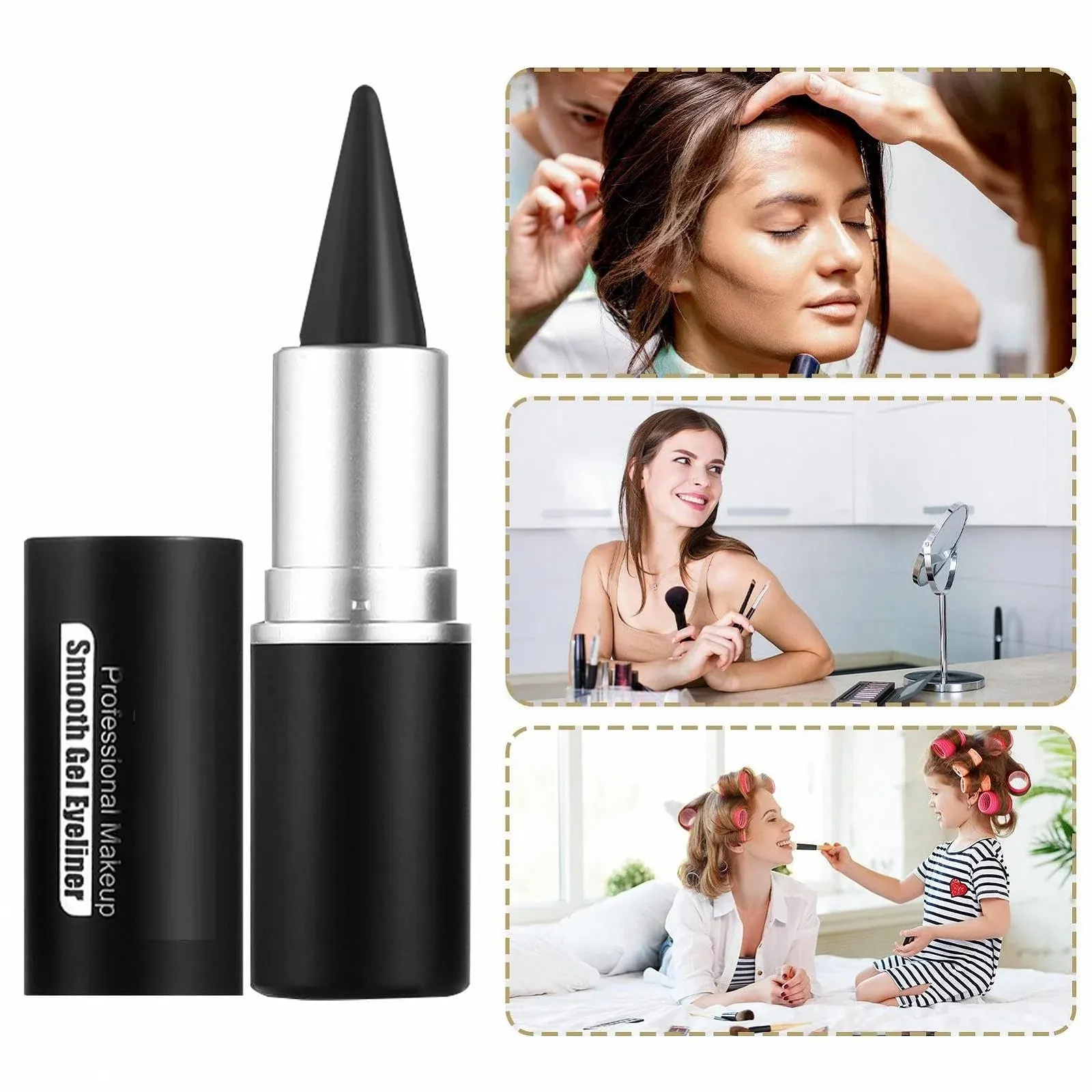 Карандаш Gel Eyeliner Stift, Быстросохнущий, Водостойкий для повседневного и вечернего макияжа, фото №6