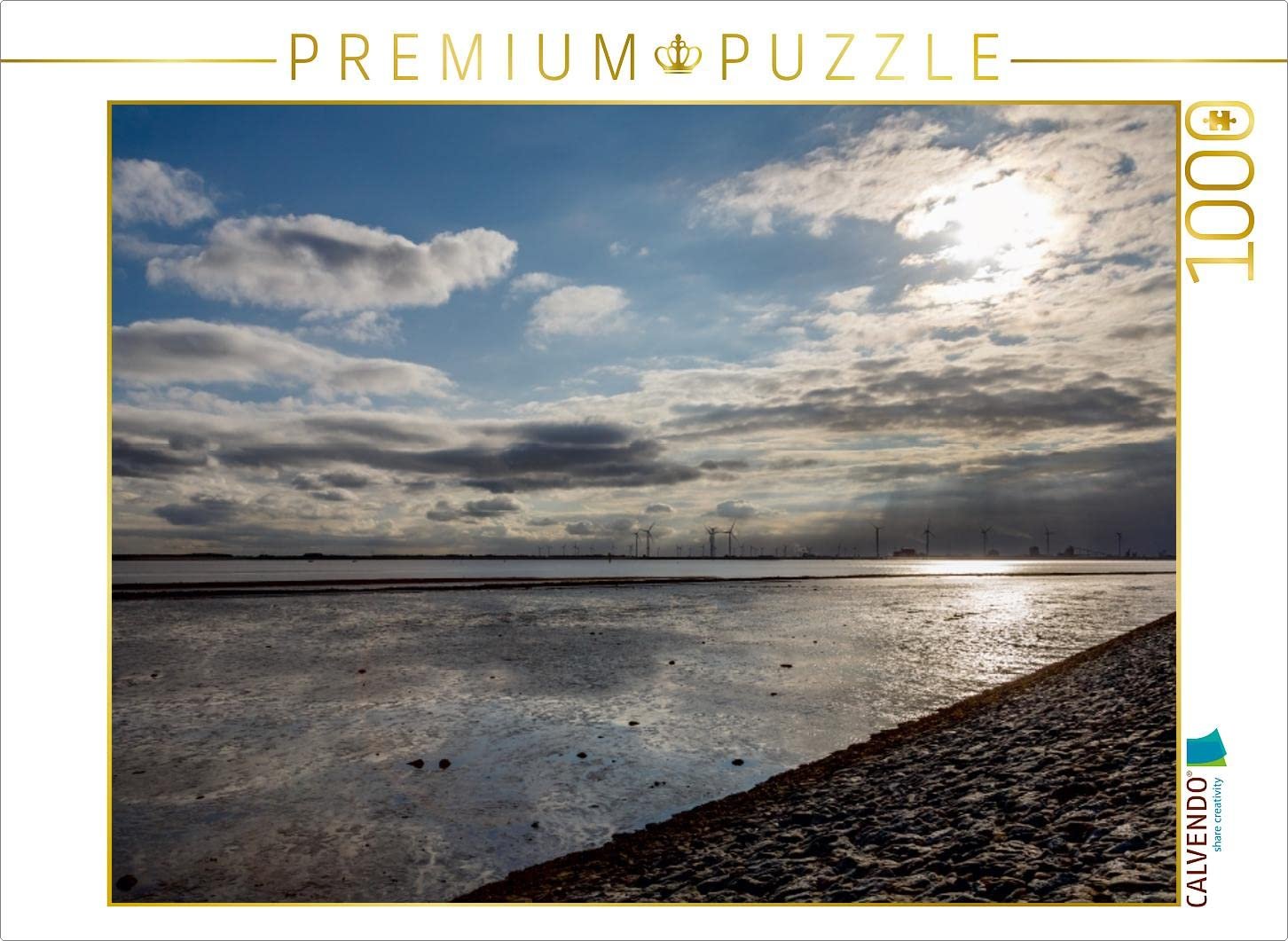 Пазл CALVENDO Clouds Over The Dollar in East Frisia 1000 деталей, фото №1