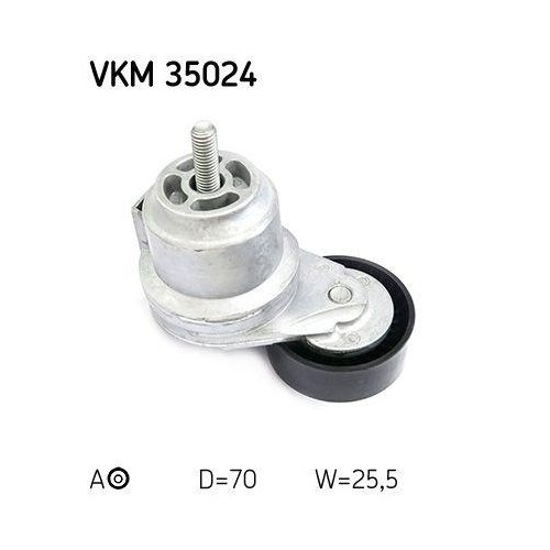 Натягувач поліклинового ременя SKF VKM 35024 середній, фото №2