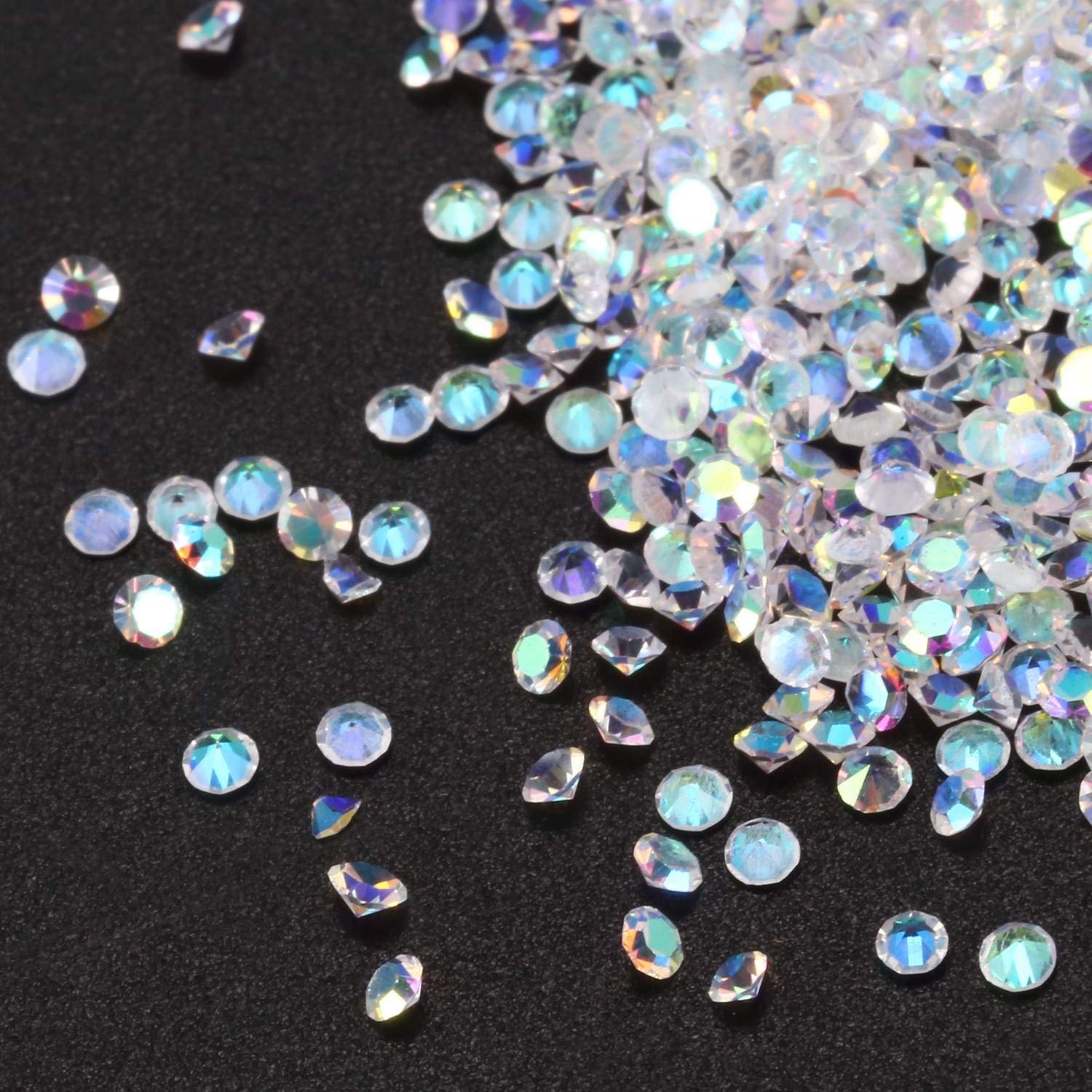 Микро Тип Стразы для ногтей DIY Кристалл Плоская задняя часть Без страз Нужды Искусство ногтей Косметика Цвета, фото №4