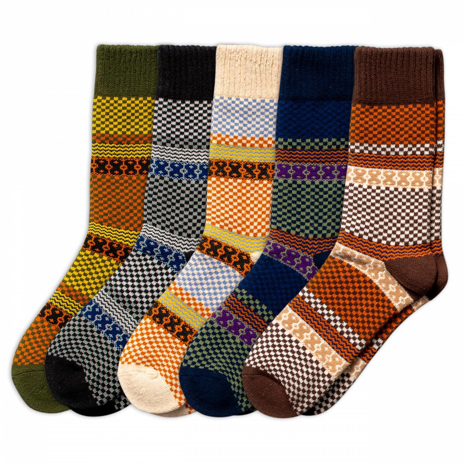 Носки NORDIC Хлопковые носки 5 пар Мягкие толстые хлопковые носки Теплые носки, фото №1