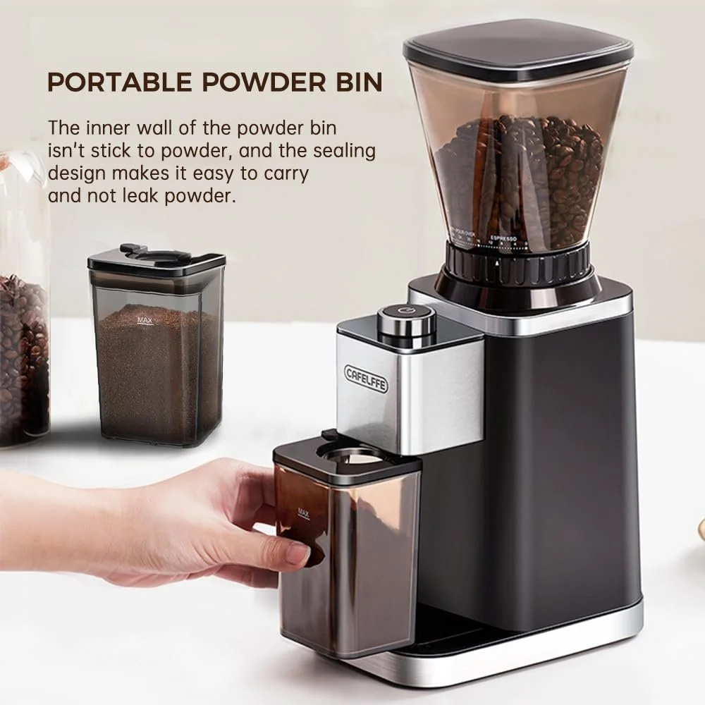 Кофемолка коническая Cafelffe MK-301, 420, нержавеющая сталь, 48 настроек, фото №6