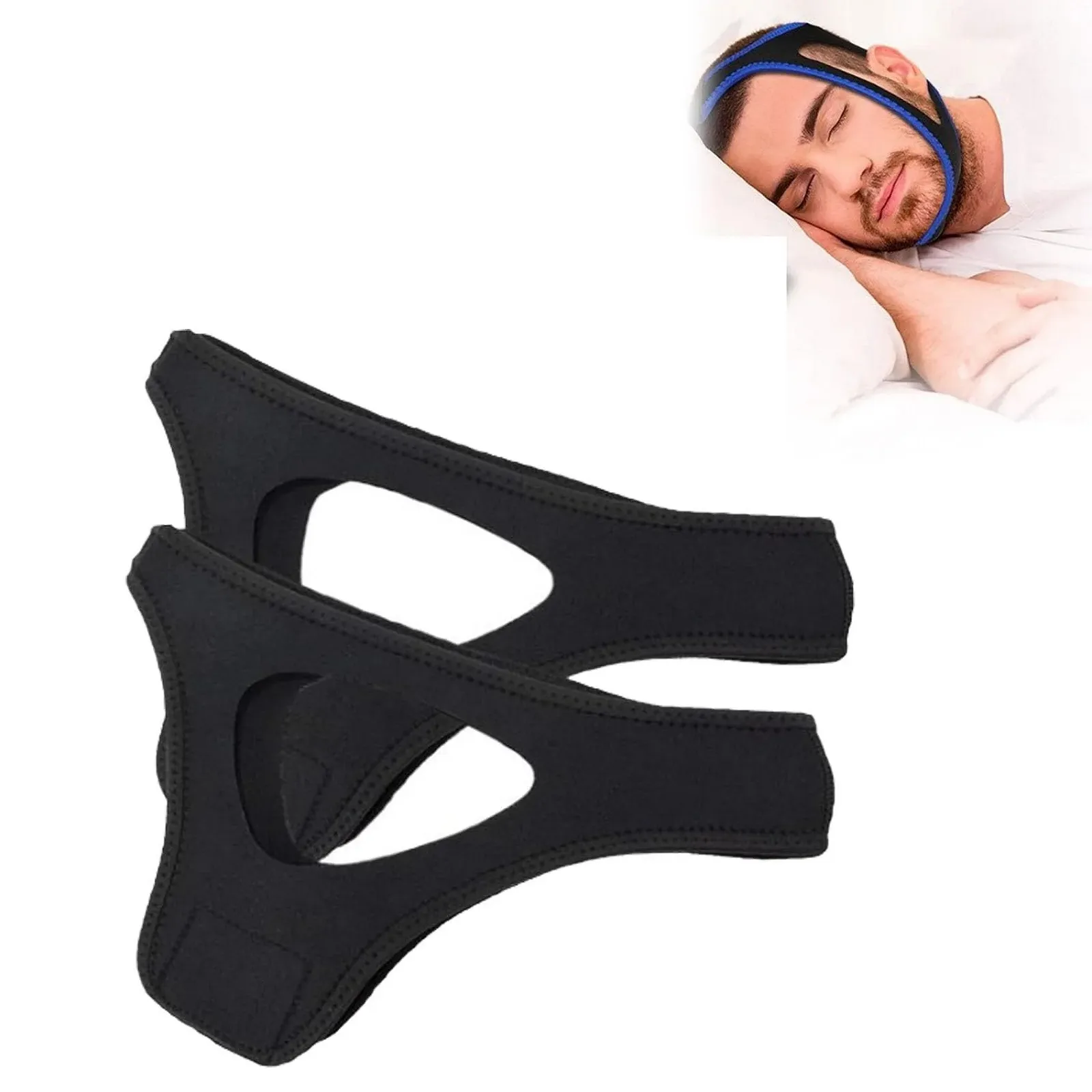 Повязка на подбородок Veralabs Airflow (Черный+Черный), фото №1