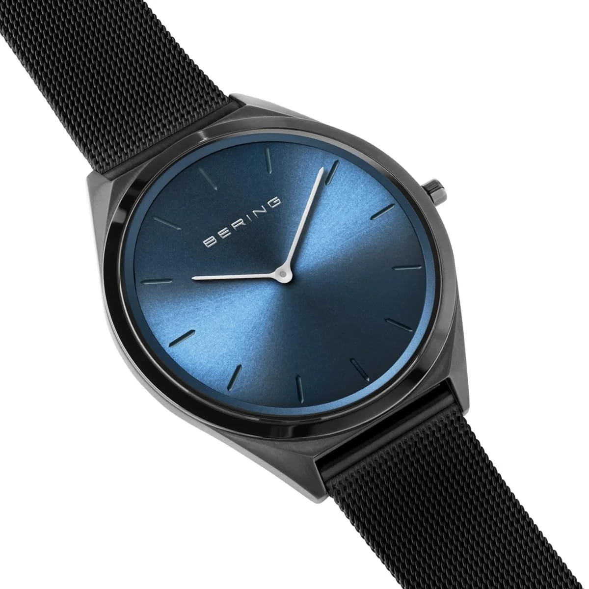 BERING Годинник кварцовий Unisex, 39 мм, корпус з нержавіючої сталі, циферблат, міланський браслет, фото №4 BERING Годинник кварцовий Unisex, 39 мм, корпус з нержавіючої сталі, циферблат, міланський браслет, фото №4