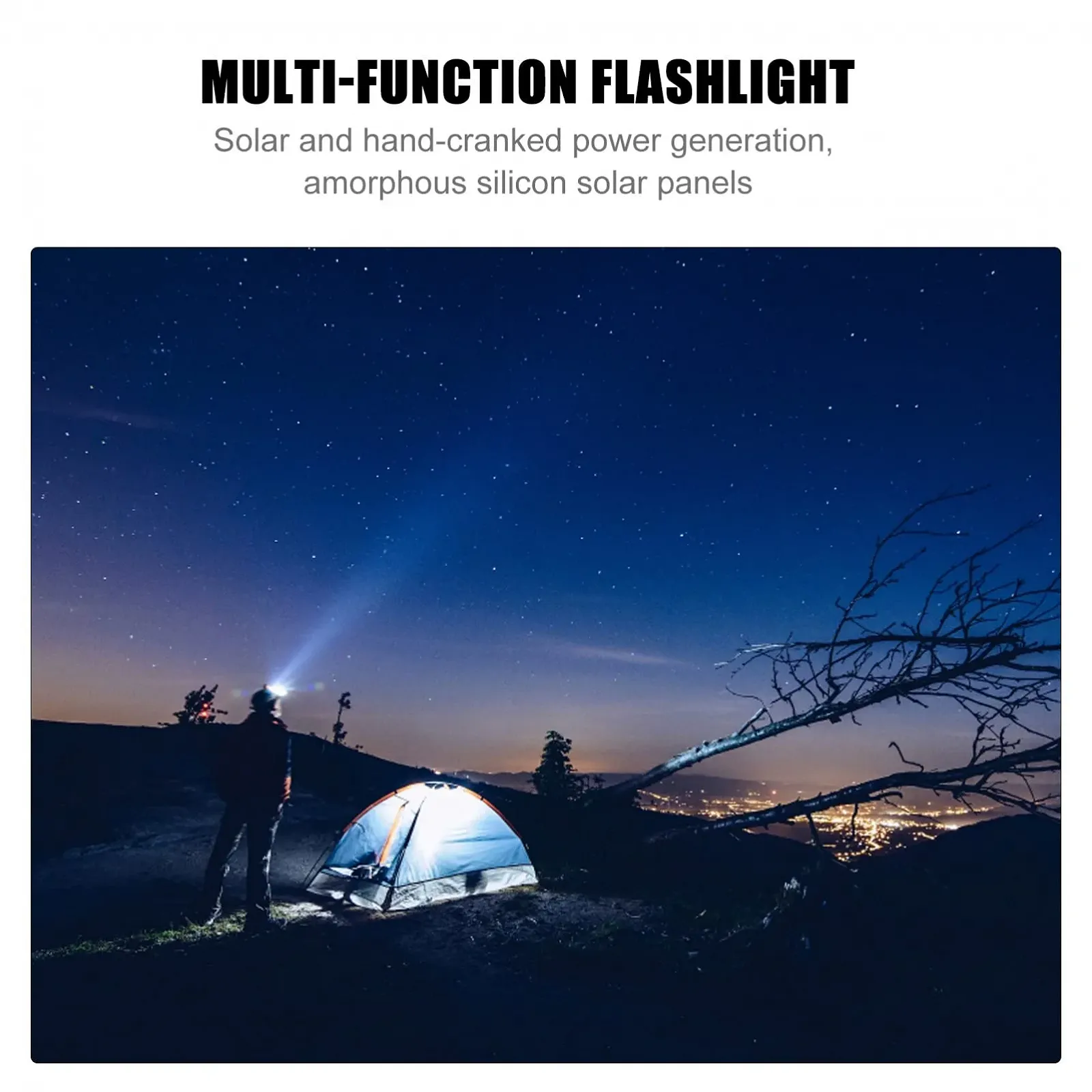 Аварийный фонарик OSALADI с ручным кривошипом и солнечной батареей, компактный ночник для дома, офиса, автомобиля, фото №4 Аварийный фонарик OSALADI с ручным кривошипом и солнечной батареей, компактный ночник для дома, офиса, автомобиля, фото №4