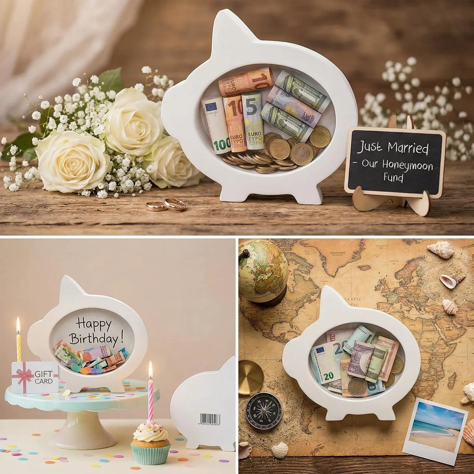 Скарбничка-рамка 3D зі склом, фото №8