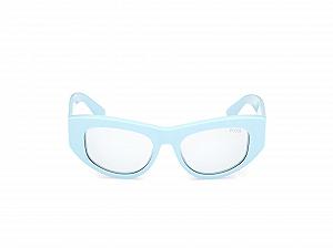 Сонцезахисні окуляри жіночі Pucci EP0228 52/18/140 Shiny Light Blue 84V synthetic.ua - Фото 1