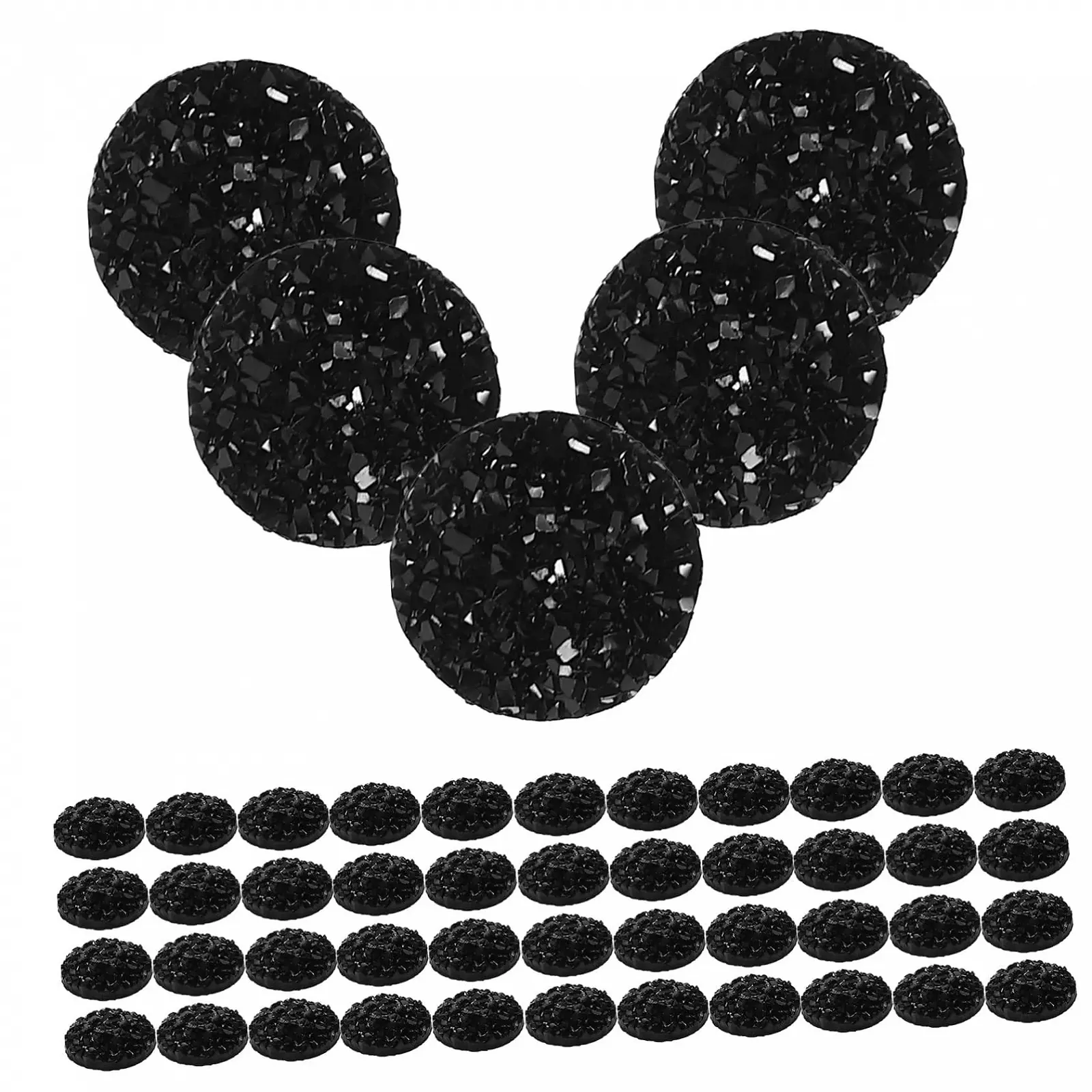 Стрази Мікс DECHOUS 400 штук, опалітові, для манікюру, фото №6