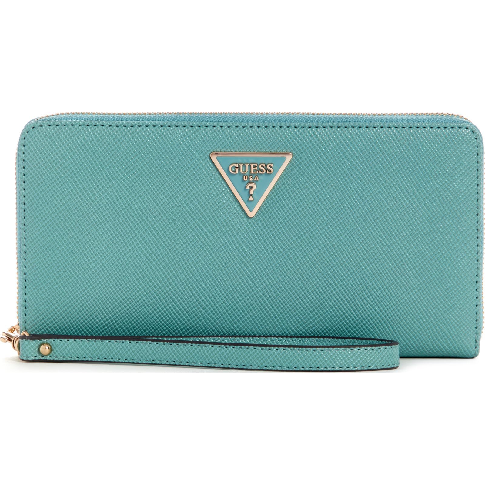 Гаманець GUESS Laurel SLG Cheque Organiser Бірюзовий, фото №1