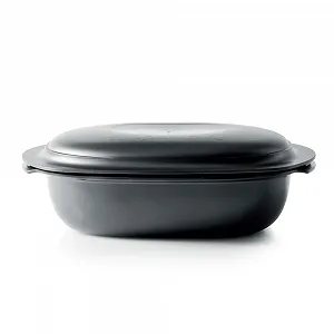 Форма овальная TUPPERWARE UltraPro 2,0 л с крышкой черная - Фото 1