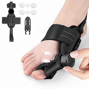 Коректор великого пальця стопи EVISTR Регульований Подвійна корекція для чоловіків і жінок Ліва і права нога Ортопедична шина - Фото 1