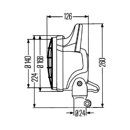 Рабочая фара HELLA Matador 1G4 003 470-141 для AUDI DAF IVECO VW BOMAG, фото №4 Рабочая фара HELLA Matador 1G4 003 470-141 для AUDI DAF IVECO VW BOMAG, фото №4