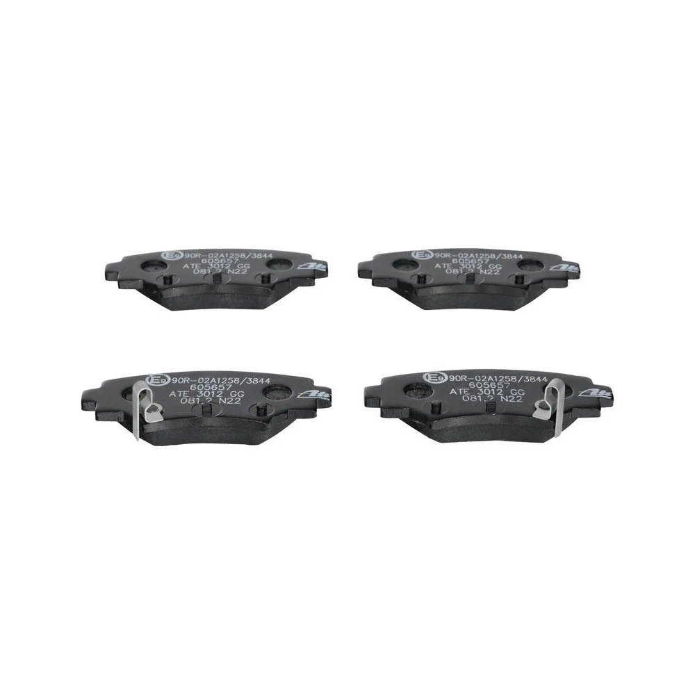 Комплект гальмівних колодок, дискове гальмо ATE 13.0460-5657.2 для MAZDA задня вісь, фото №1 Комплект гальмівних колодок, дискове гальмо ATE 13.0460-5657.2 для MAZDA задня вісь, фото №1