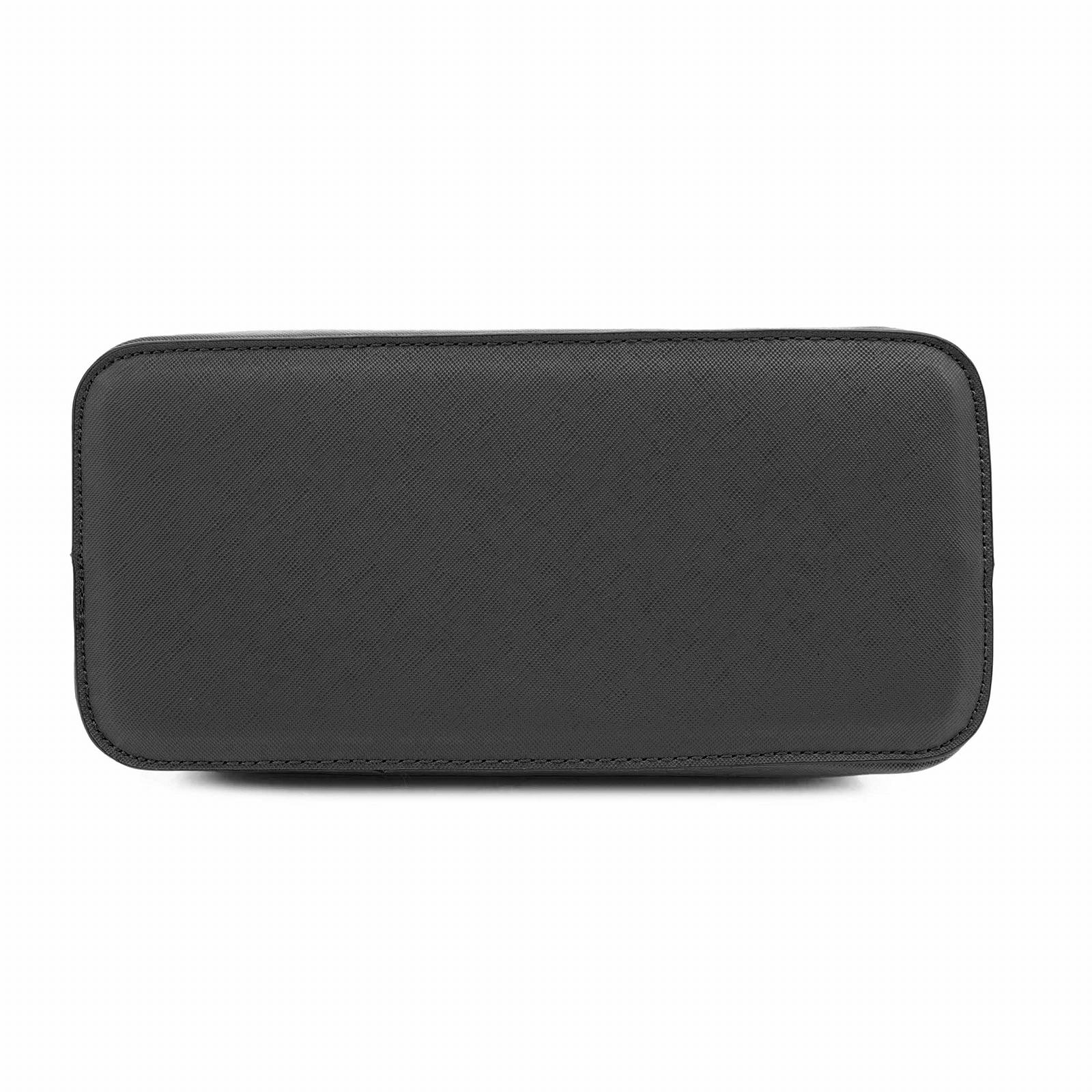 Сумка-саквояж EVVE маленькая, классическая, с верхней ручкой и ремнем через плечо, фото №4