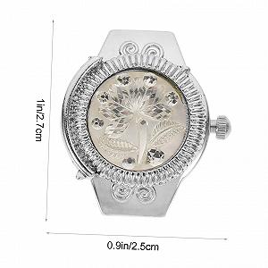 Кольцо-часы LIFKOME Женские кольца-часы Золотой Красный synthetic.ua - Фото 1