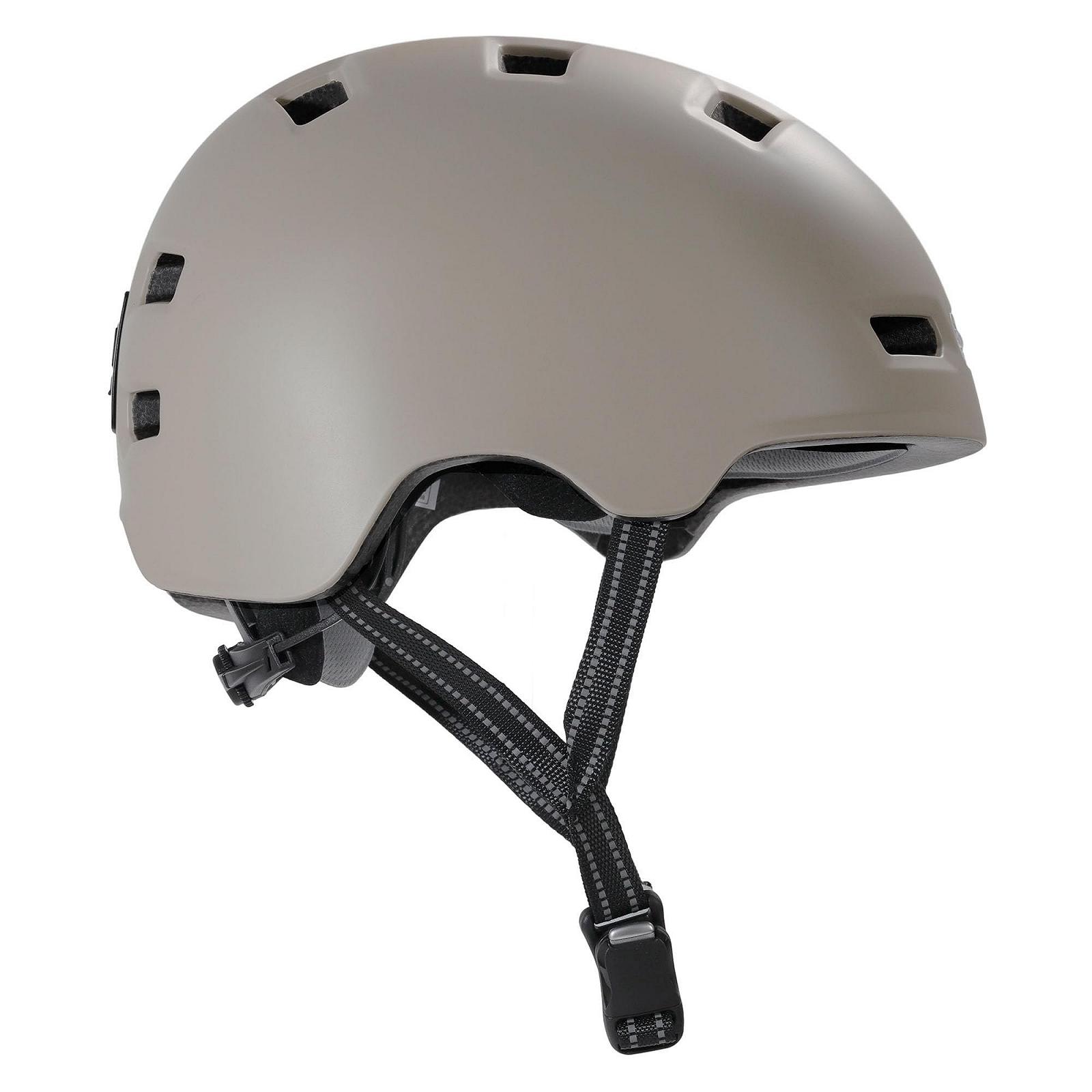 Шолом велосипедний Crazy Safety Vertigo Matt Black з переднім і заднім ліхтарем USB, M 54-57 см, фото №3