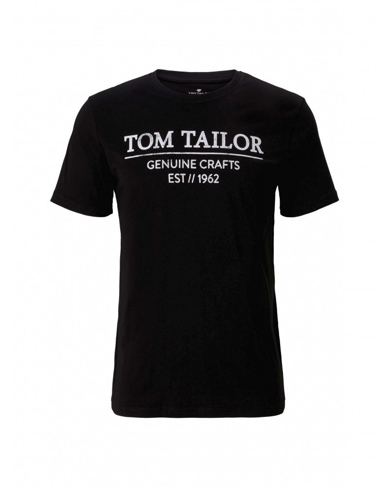Футболка 1021229-29999 Tom Tailor Чорний 2XL, фото №5