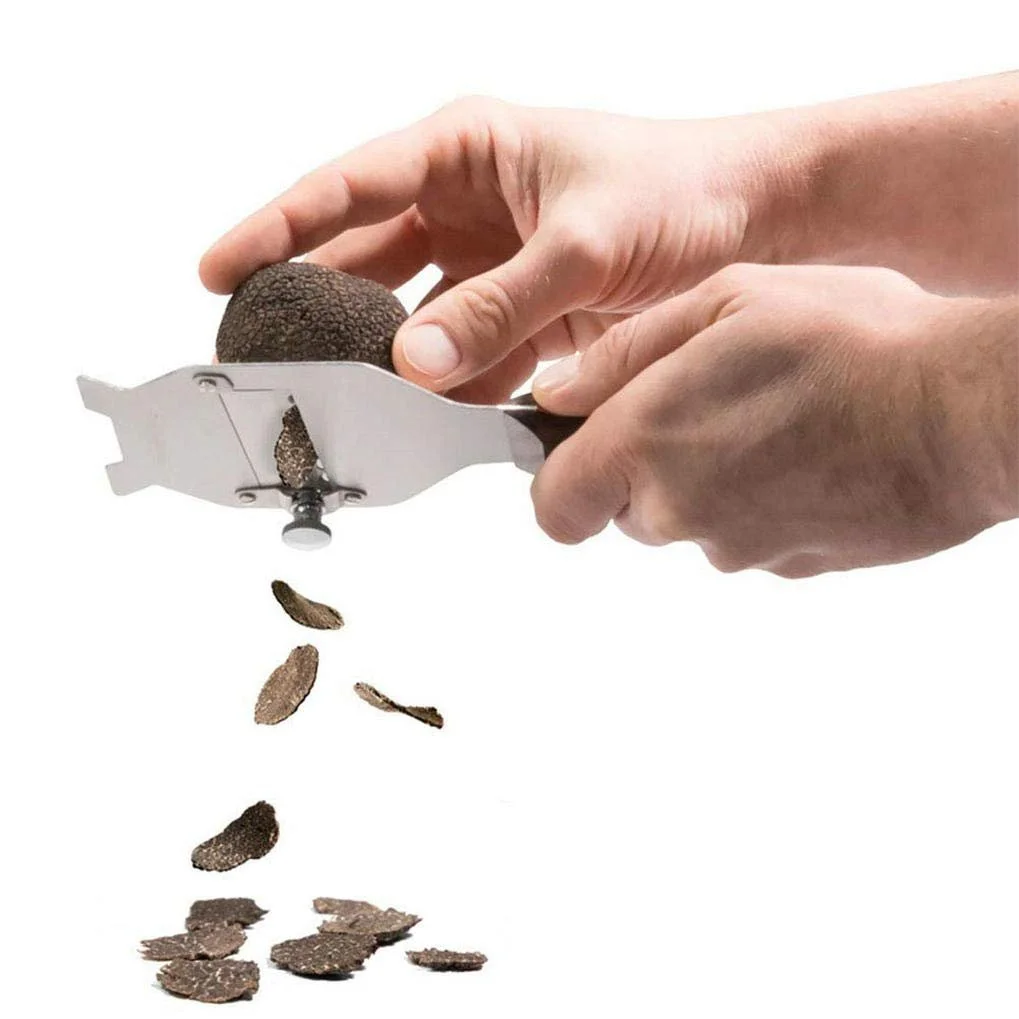 Слайсер для трюфелів GuDoQi, Набір 2 шт., Терка для шоколаду, Регульовані хвилясті та прямі леза, фото №6