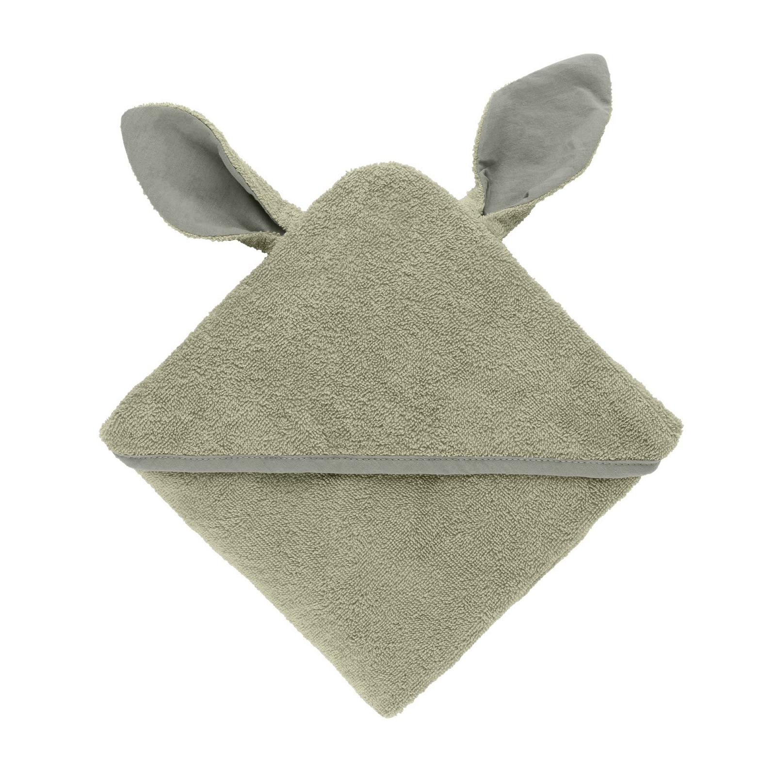 Рушник з капюшоном BIBS 0-2 года, мягкий, высококачественный, 100% органический хлопок, махровый, с супервпитывающим материалом, идеально подходит для использования после ванны, шалфей, фото №2