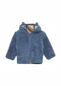 Купити Плюшева куртка s.Oliver Teddy з вушками та принтованою підкладкою - Фото 1 Плюшева куртка s.Oliver Teddy з вушками та принтованою підкладкою - Фото 1