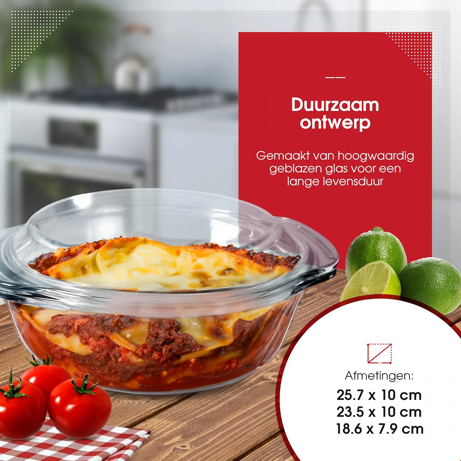 Набор форм для духовки 3 шт. 700 мл - 1500 мл - 2000 мл круглые, фото №6