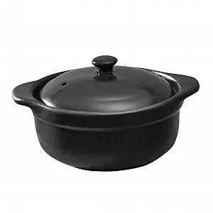 Керамическая кастрюля для запекания с крышкой антипригарная жаропрочная многофункциональная - Фото 1