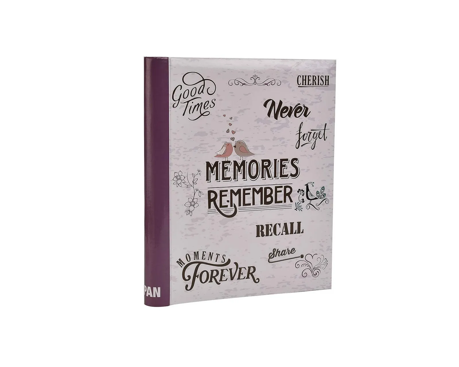 Большой самоклеящийся фотоальбом для фотографий разных размеров до A4, 20 листов с 40 страницами Memories Purple, фото №1 Большой самоклеящийся фотоальбом для фотографий разных размеров до A4, 20 листов с 40 страницами Memories Purple, фото №1