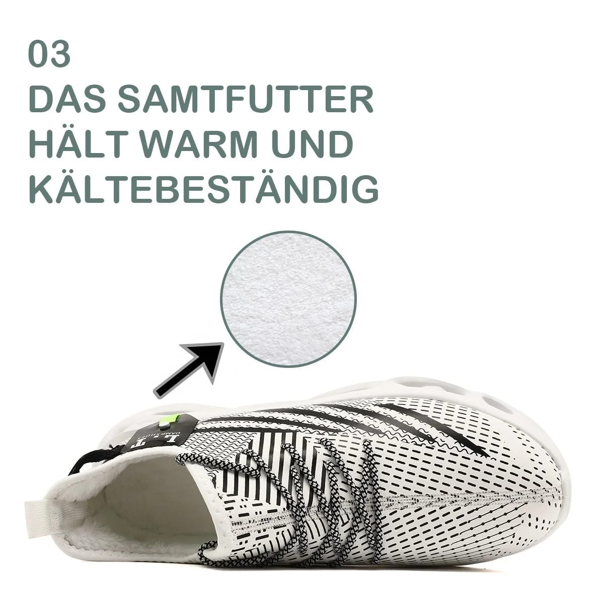 Чоловічі зимові утеплені черевики для вулиці ZDFQLGV Водонепроникні, фото №4