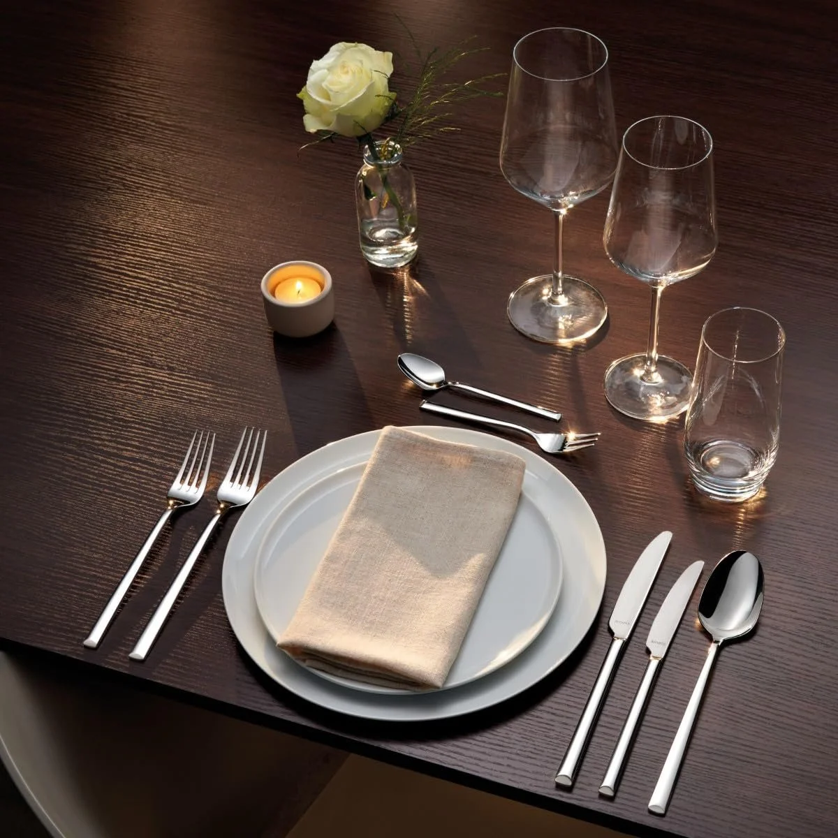 Набір з 12 мокко ложок Metropolis Amefa 18/10 нержавіюча сталь 115 мм, фото №5 Набір з 12 мокко ложок Metropolis Amefa 18/10 нержавіюча сталь 115 мм, фото №5