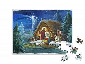 Пазл puzzleYOU Christianity Puzzle Collection Традиционная рождественская сцена со Святым семейством и животными 100 элементов цена на synthetic.ua - Фото 1 Пазл puzzleYOU Christianity Puzzle Collection Традиционная рождественская сцена со Святым семейством и животными 100 элементов synthetic.ua - Фото 1