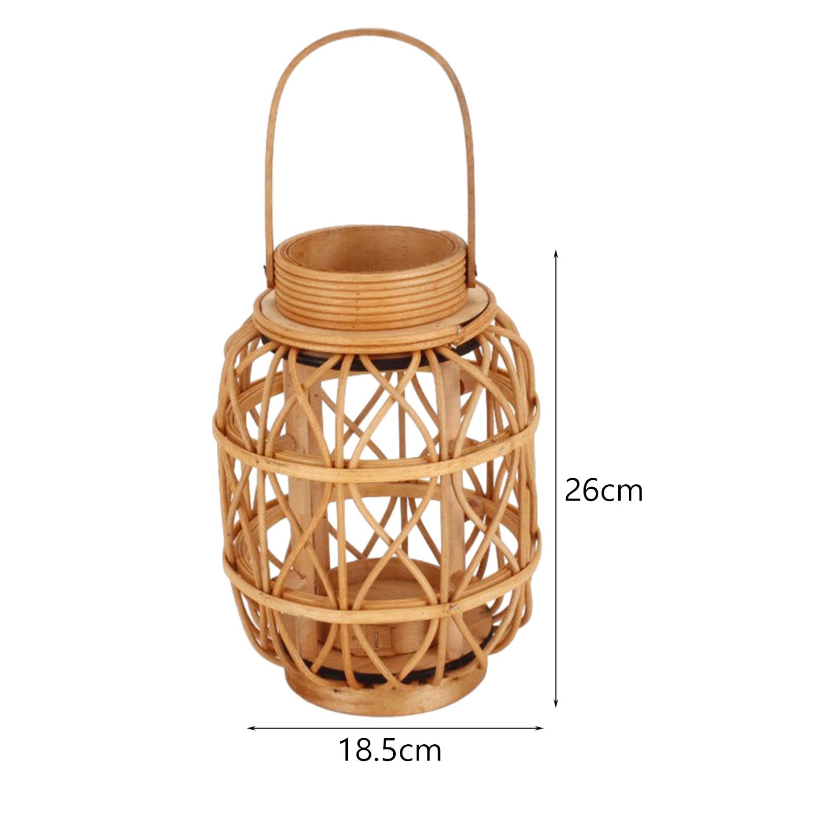 Підсвічник Baoblaze Rattan Декоративний плетений свічник для дому, фото №7