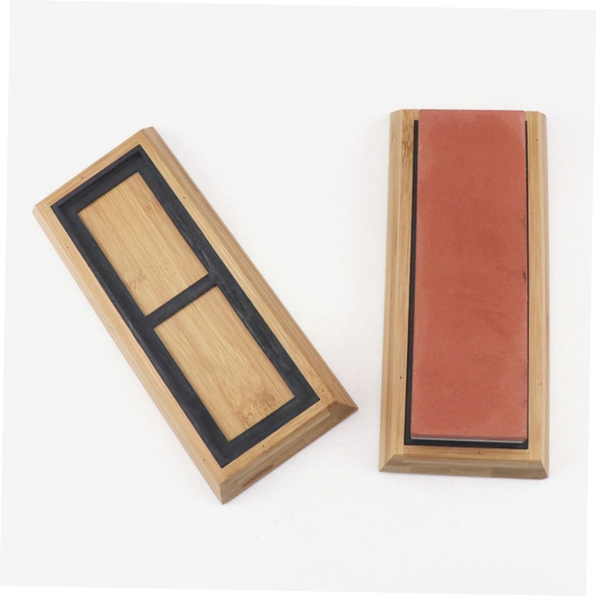 Держатель для точильного камня Ciieeo 2 набора, бамбук, для мокрых камней, устойчивый, фото №4