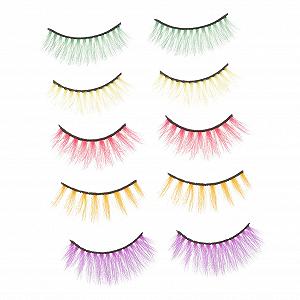 Накладні вії Angoily 3D 10 пар кольорові довгі костюмні - Фото 1