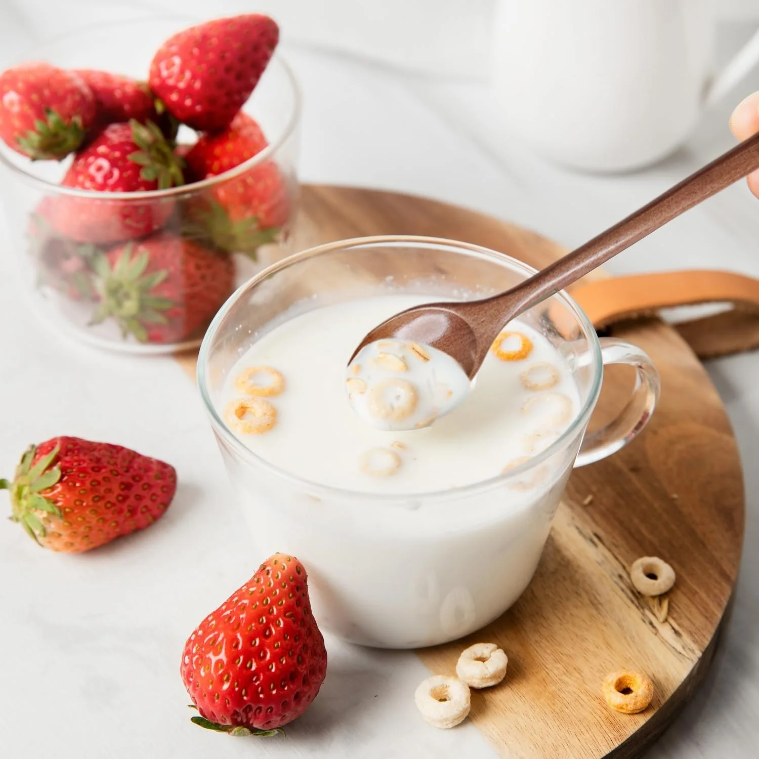 Ложка кухонна Japanese Korean з довгою ручкою 23.5 см, дерев'яна, для кави, для змішування, фото №4