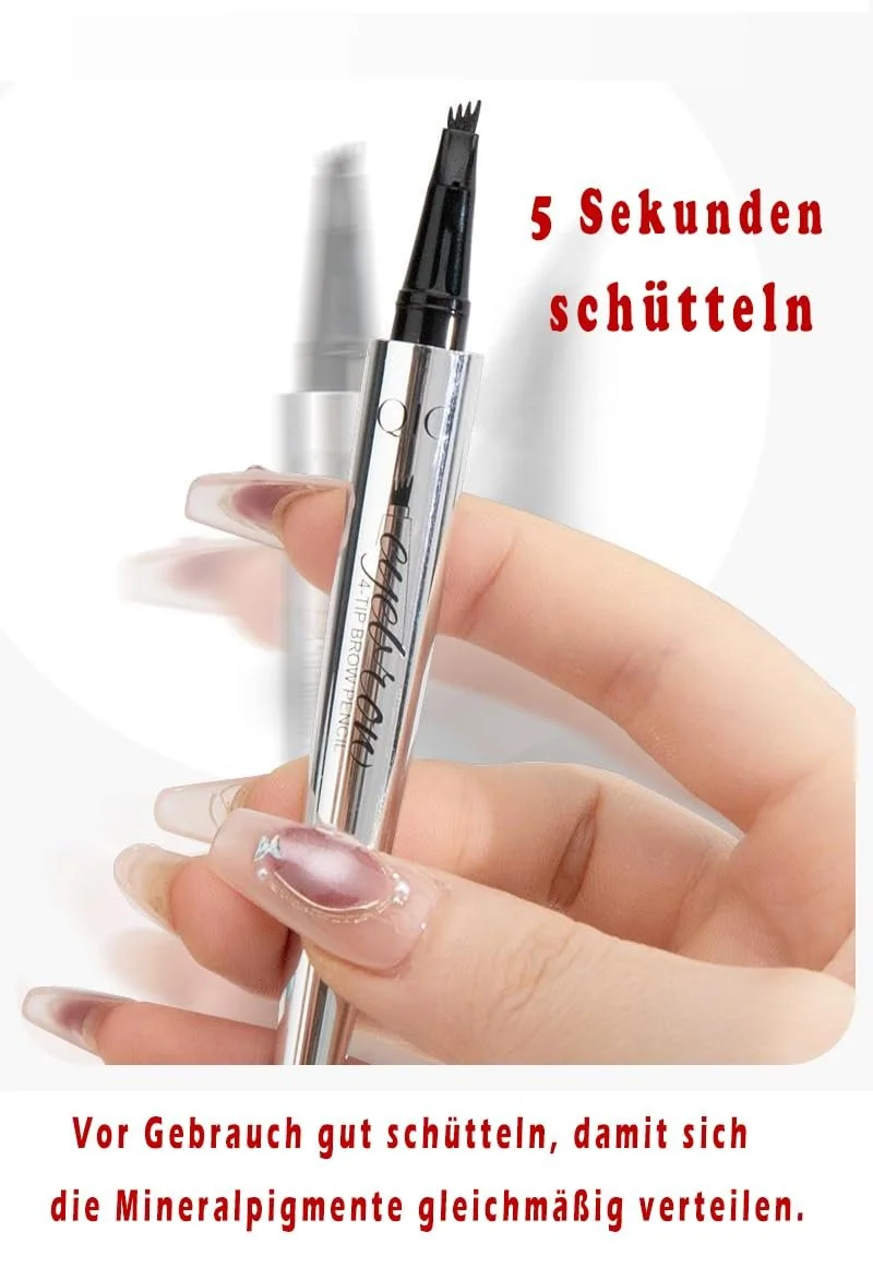 Олівець для брів Liquid Hair Drawing з наконечником Micro Fork #1 Brown, фото №6