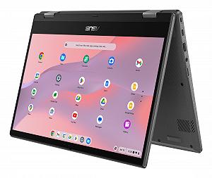 Ноутбук 14" ASUS Chromebook CM14 Flip (CL1402FM2A) MediaTek Kompanio 520 RAM 4GB eMMC 64GB 12год батарея ChromeOS (UKR) synthetic.ua - Фото 1