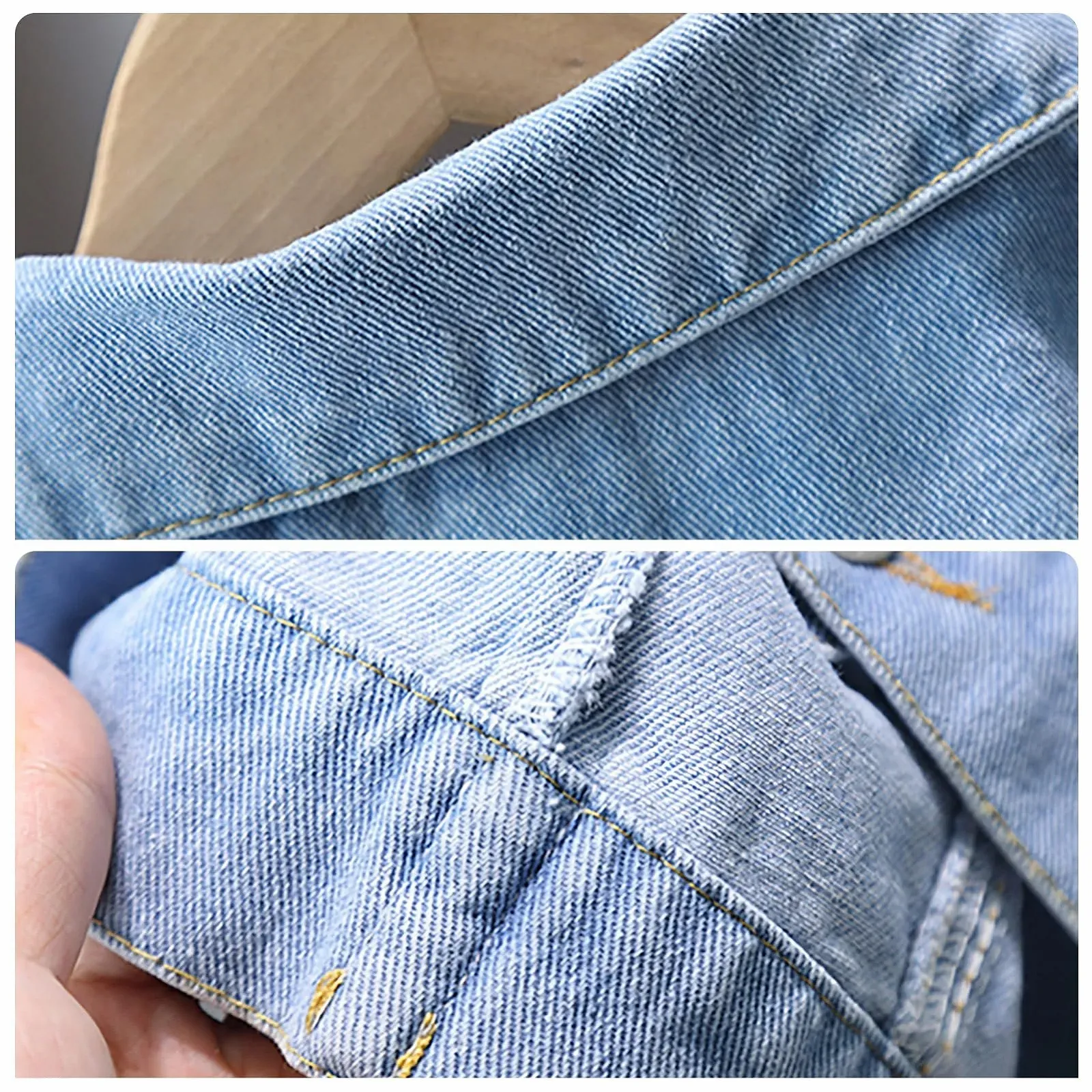 Джинсова куртка L SERVER Дитяча Вишита Перехідна, фото №5